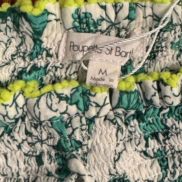 Poupette St Barth Boxer Lulu 
Size M Green/White - Picture 3 of 5